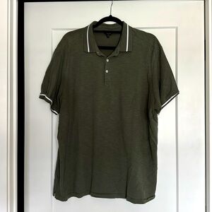 Men’s Good Man Brand Dark Green Polo size 2XL